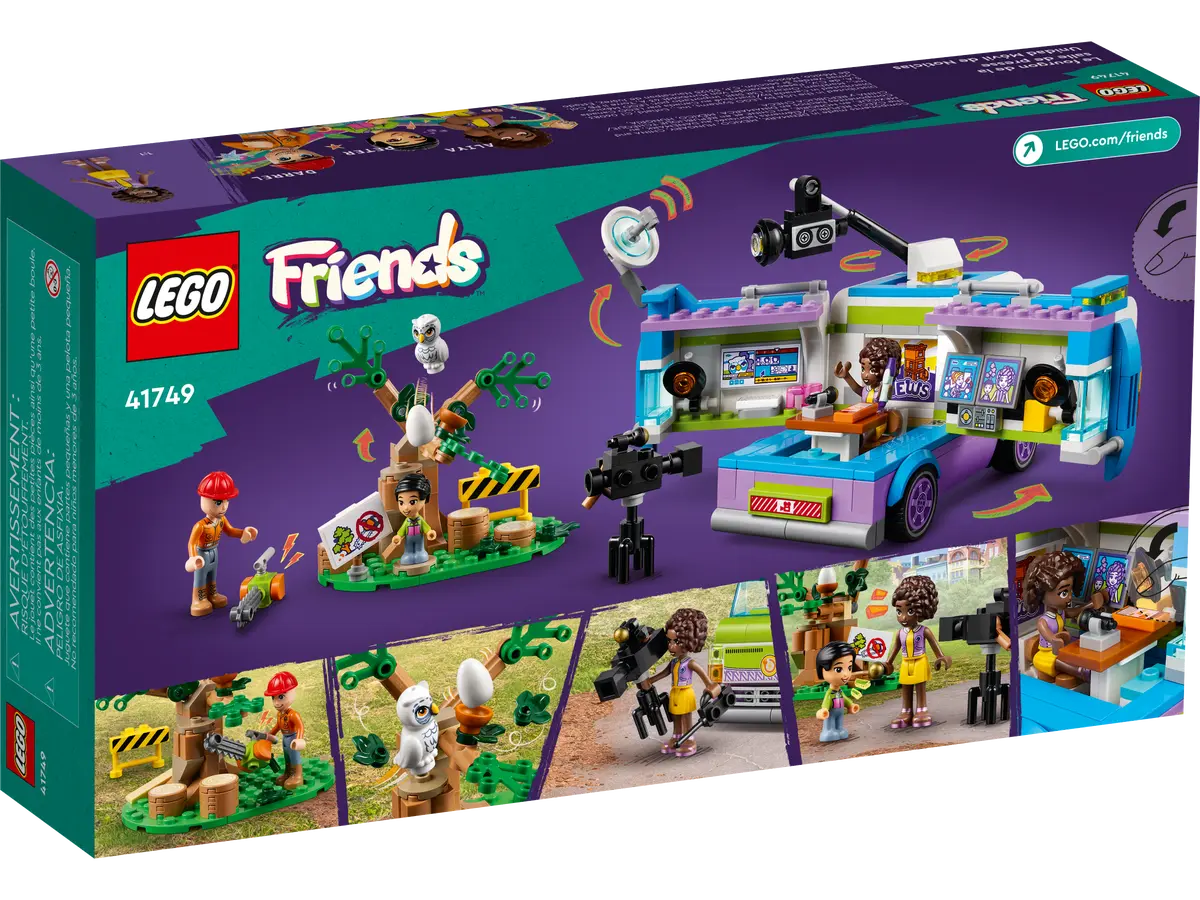 41749 LEGO Friends - Furgone della troupe Televisiva