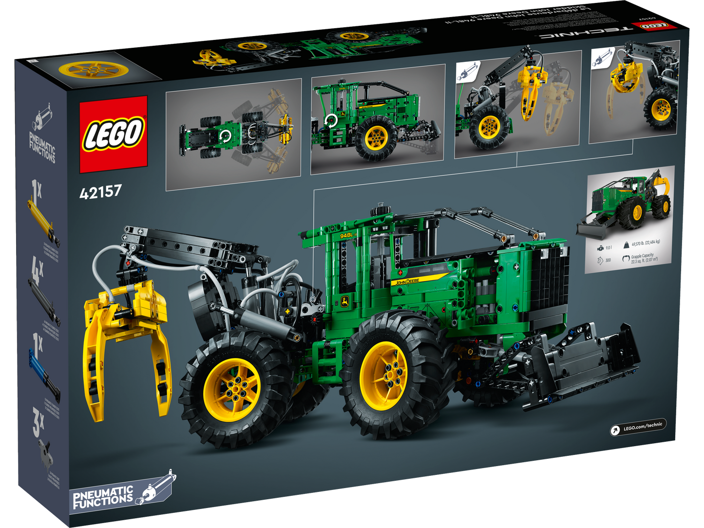 42157 LEGO Technic - Trattore John Deere 948L-II