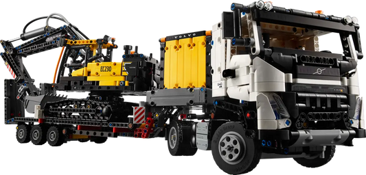 42175 LEGO Technic - Autocarro Volvo FMX ed Escavatore elettrico EC230