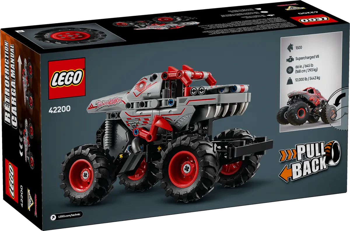 42200 LEGO Technic - Pull-back Monster Jam™ ThunderROARus™