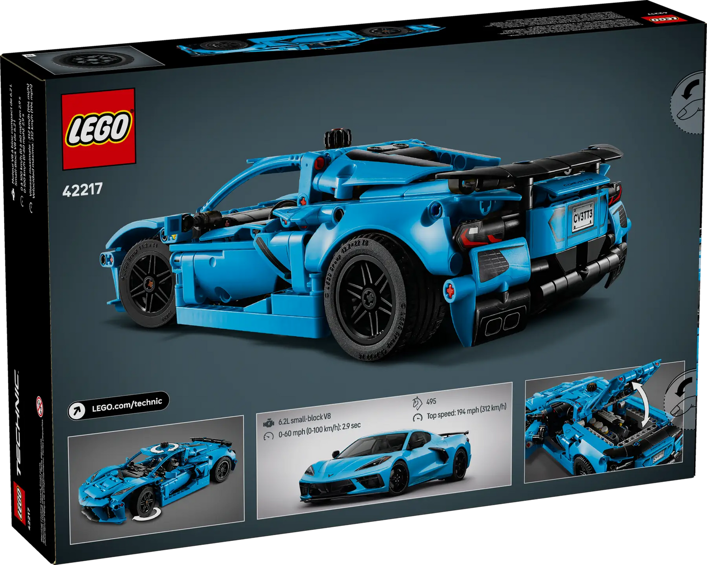 42217 LEGO Technic - Chevrolet Corvette Stingray Blu