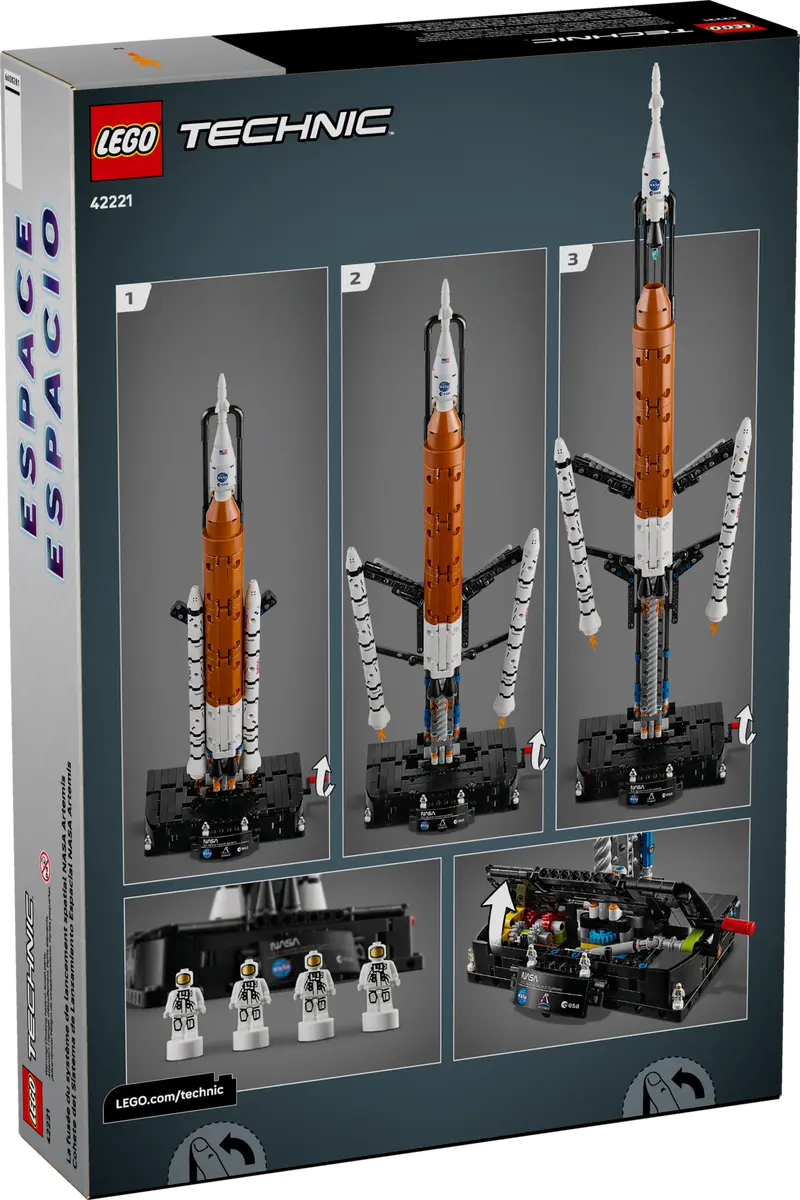 DISPONIBILE DA GENNAIO 2026 - 42221 LEGO Technic - Sistema di lancio spaziale razzo NASA Artemis