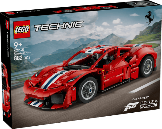 DISPONIBILE DA AGOSTO 2026 - 42235 LEGO Technic - Auto Ferrari 488 Pista