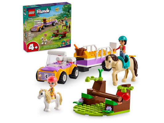 42634 LEGO Friends - Rimorchio con cavallo e pony