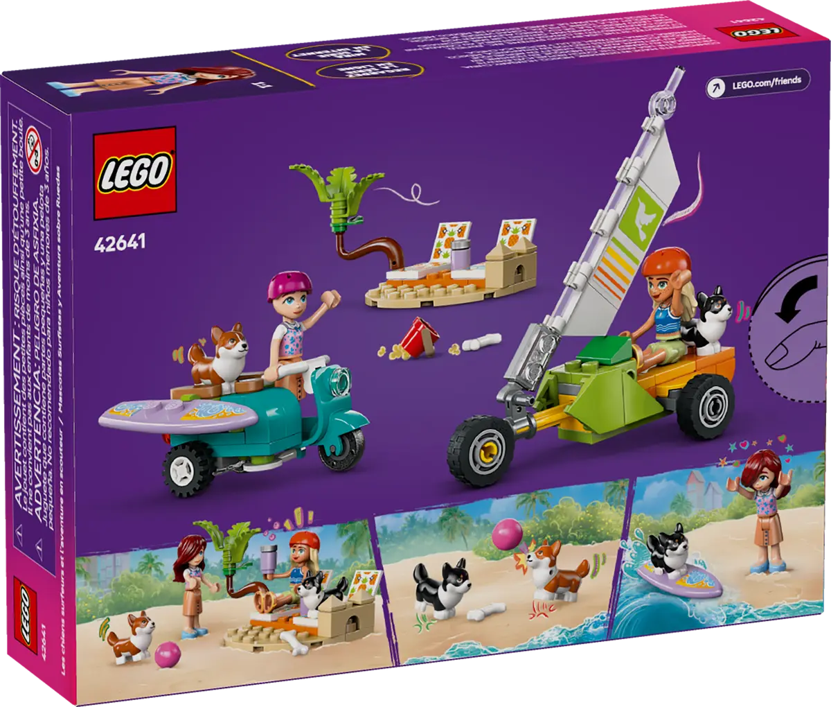 42641 LEGO Friends - Avventure canine su windskate e sidecar