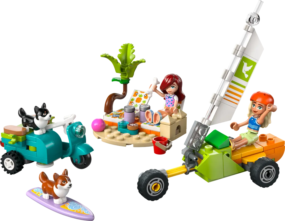 42641 LEGO Friends - Avventure canine su windskate e sidecar