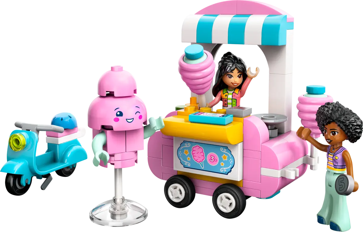 42643 LEGO Friends - Bancarella di zucchero filato e scooter