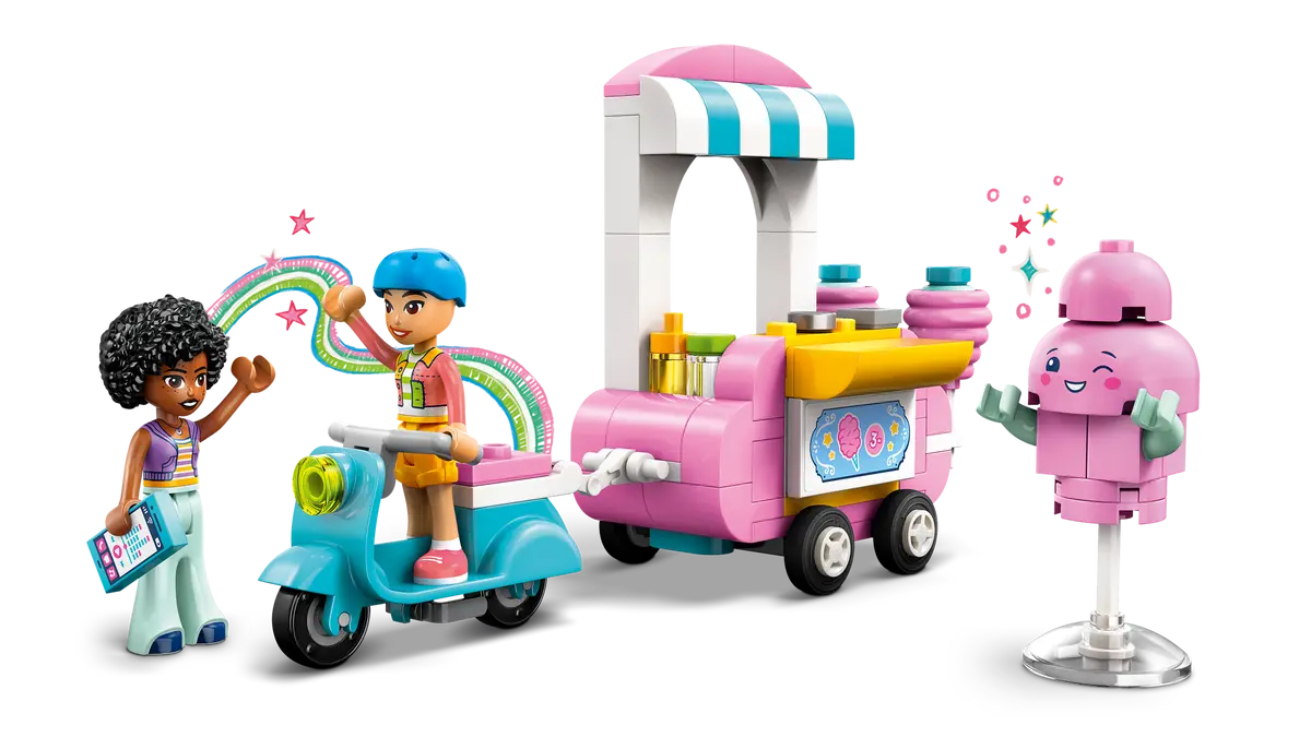 42643 LEGO Friends - Bancarella di zucchero filato e scooter