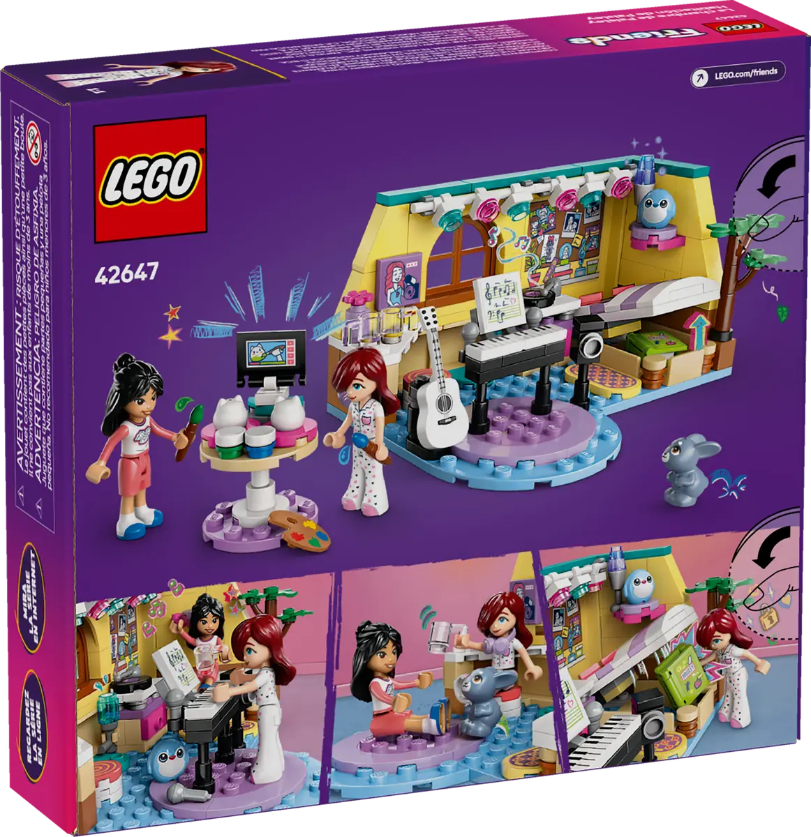42647 LEGO Friends - La camera di Paisley