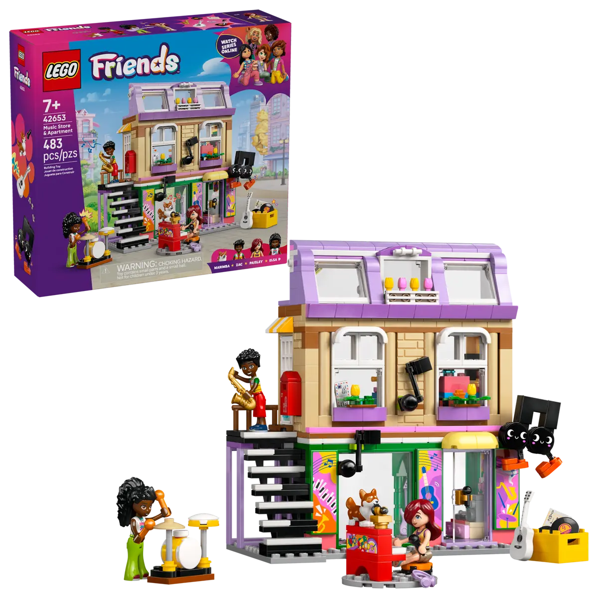 42653 LEGO - Friends - Negozio di musica e appartamento