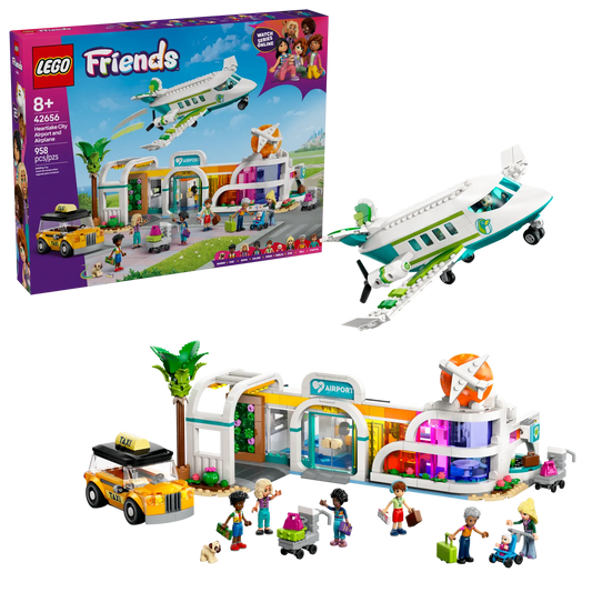 42656 ESCLUSIVA LEGO - Friends - Aeroporto e aereo di Heartlake City