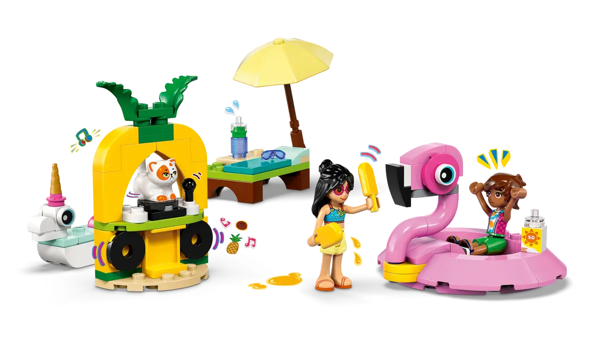 42658 LEGO - Friends - Pool Party con unicorno e fenicottero