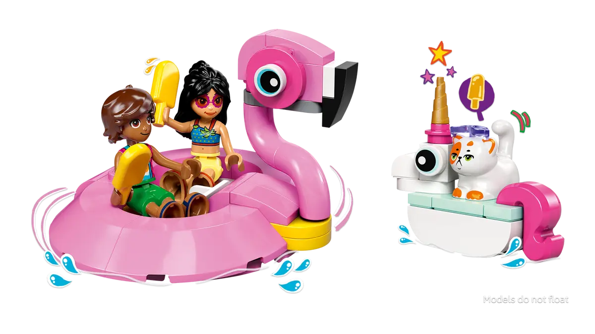 42658 LEGO - Friends - Pool Party con unicorno e fenicottero