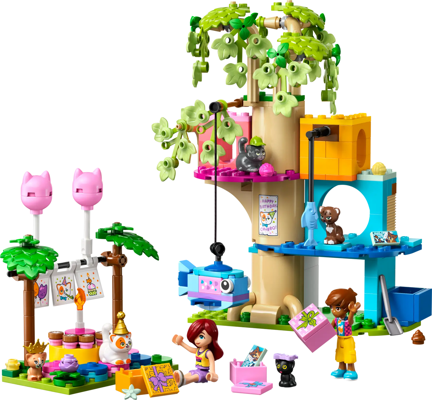 42666 LEGO - Friends - Festa di compleanno felina e Casa sull’albero