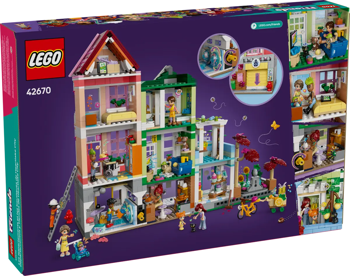 42670 LEGO Friends - Appartamenti e negozi di Heartlake City