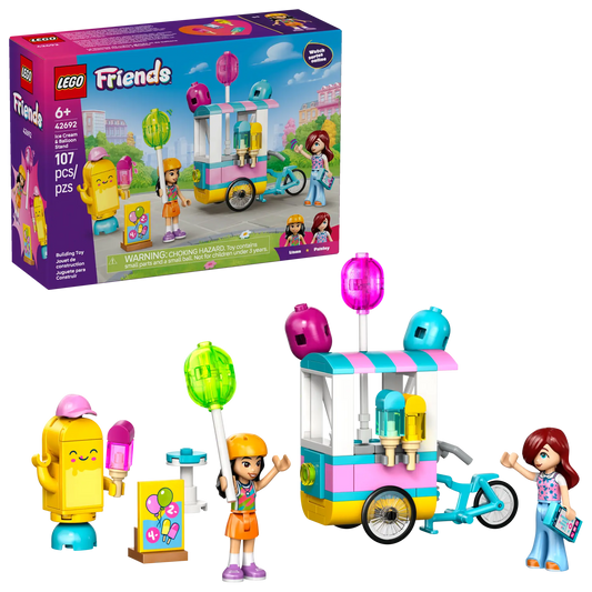 DISPONIBILE DA GENNAIO 2026 - 42692 LEGO - Friends - Bancarella dei gelati con palloncini