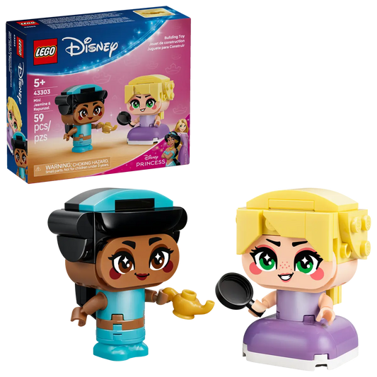 DISPONIBILE DA GENNAIO 2026 - 43303 LEGO Disney - Mini-Jasmine e Mini-Rapunzel