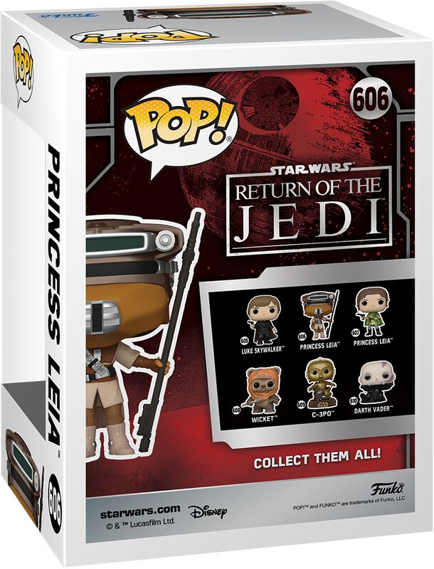 STAR WARS 606 Funko Pop! - Return of the Jedi - 40th Anniversary - Princess Leia