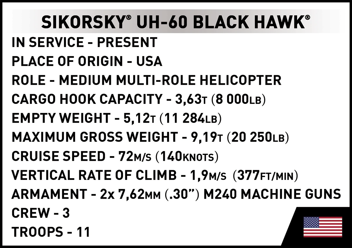 5906 COBI Armed Forces - Sikorsky UH-60 Black Hawk
