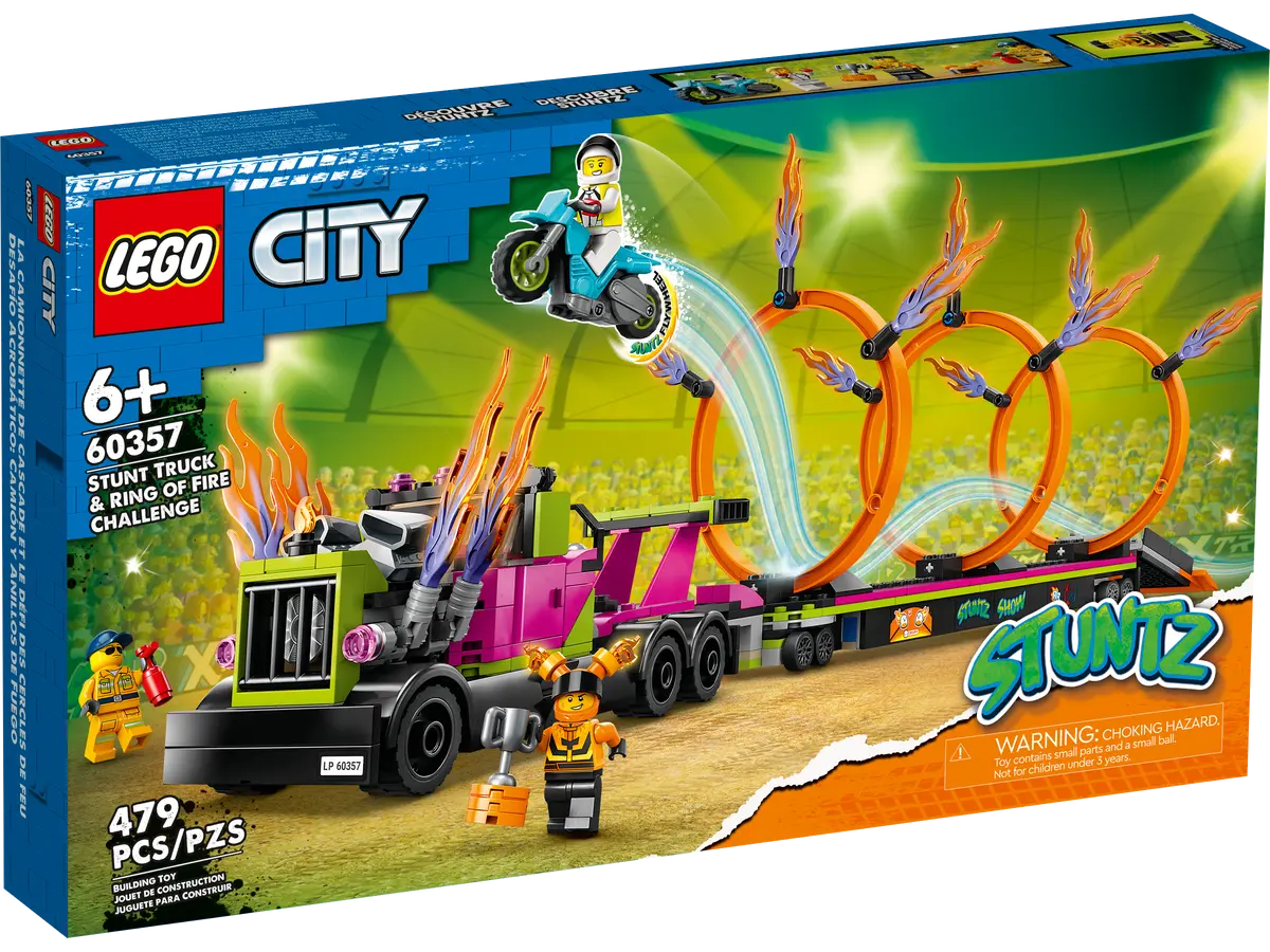 60357 LEGO City - Stunt Truck: sfida dell’anello di fuoco