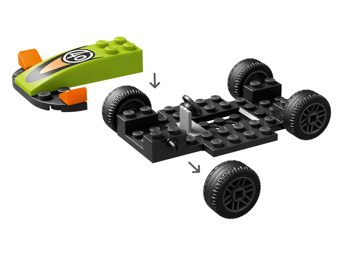 60399 LEGO City - Auto da corsa verde