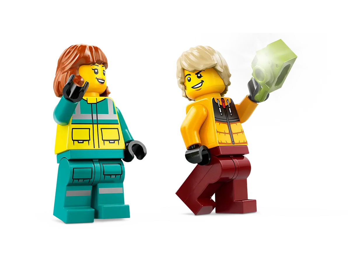 60403 LEGO City - Ambulanza di emergenza e snowboarder