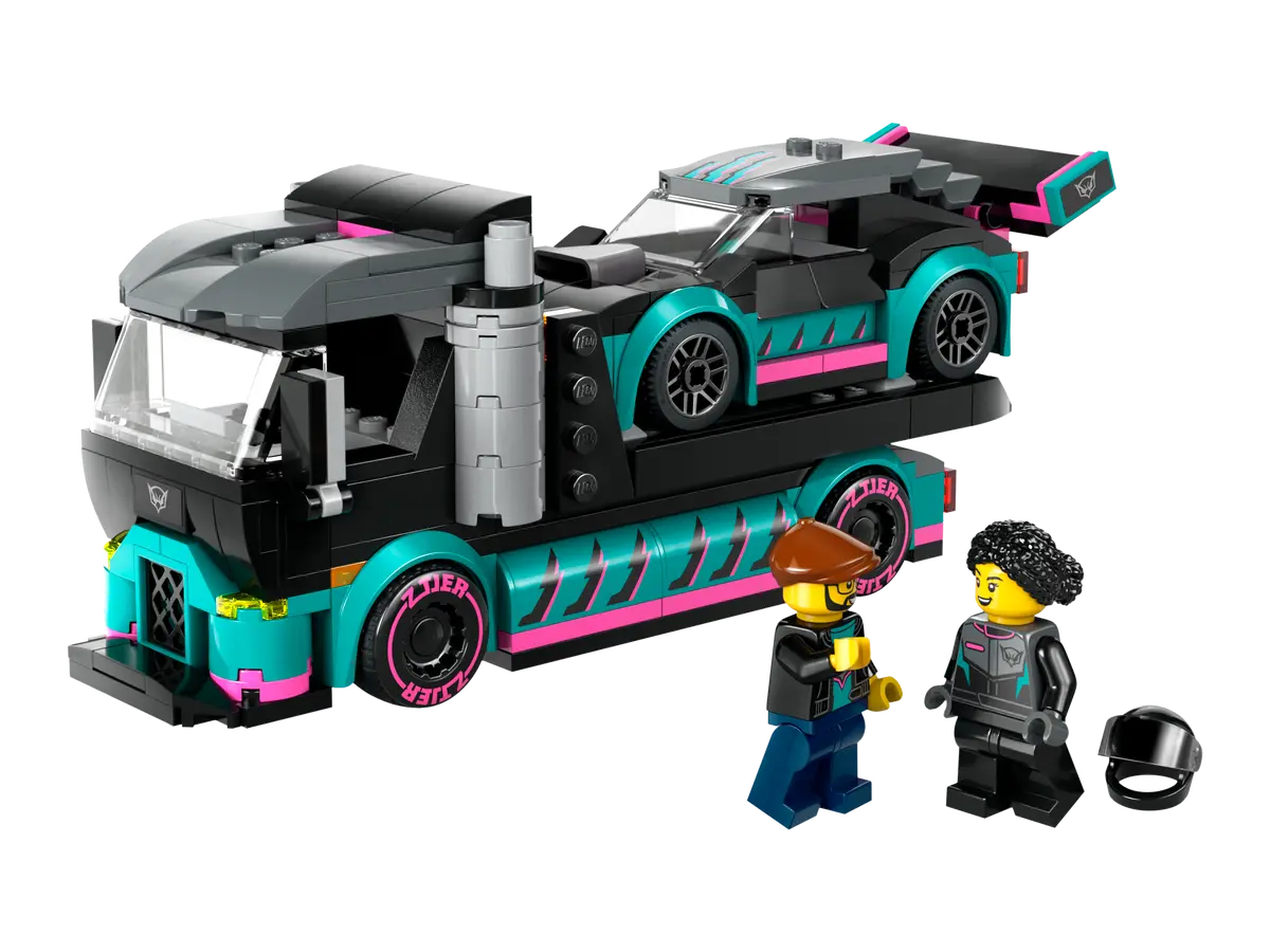 60406 LEGO City - Auto da corsa e trasportatore