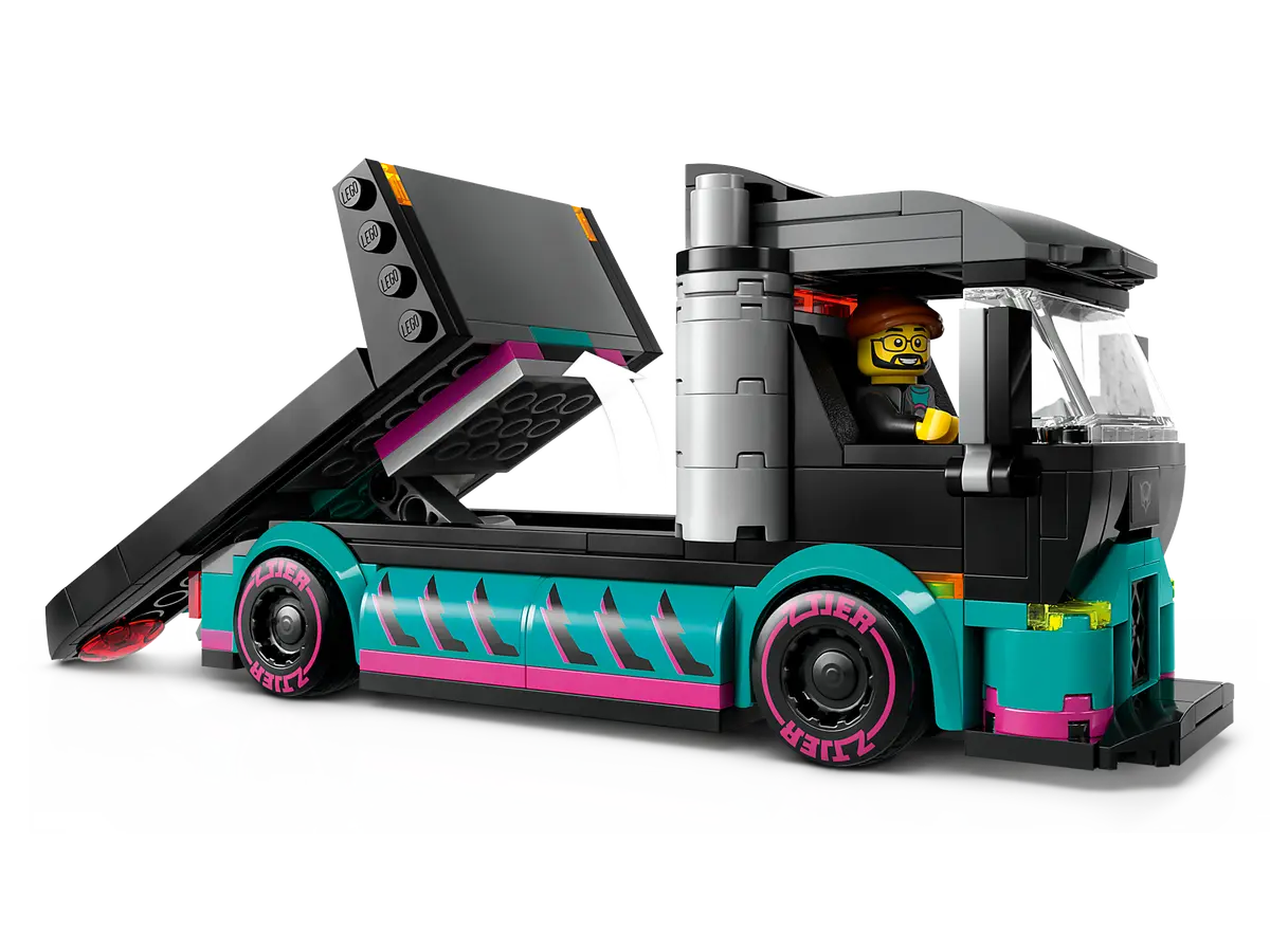 60406 LEGO City - Auto da corsa e trasportatore