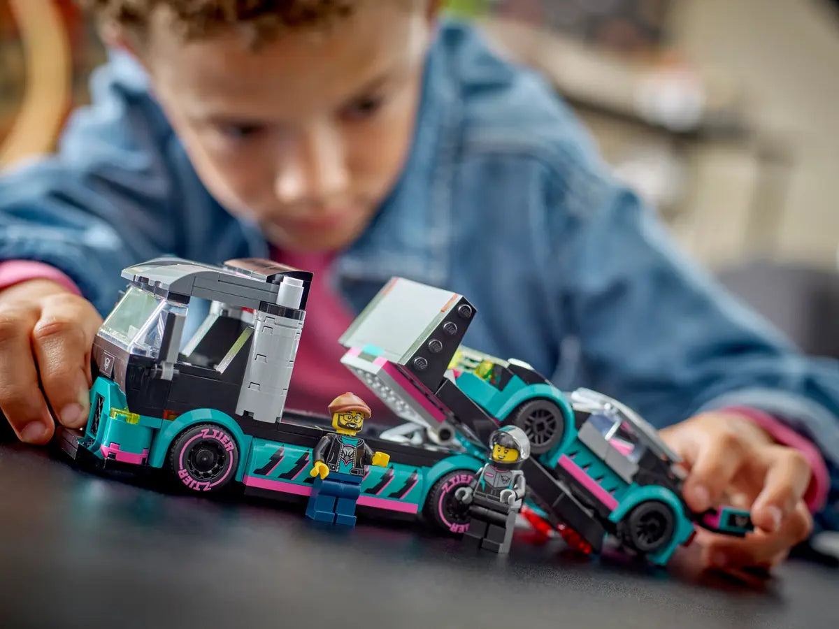 60406 LEGO City - Auto da corsa e trasportatore