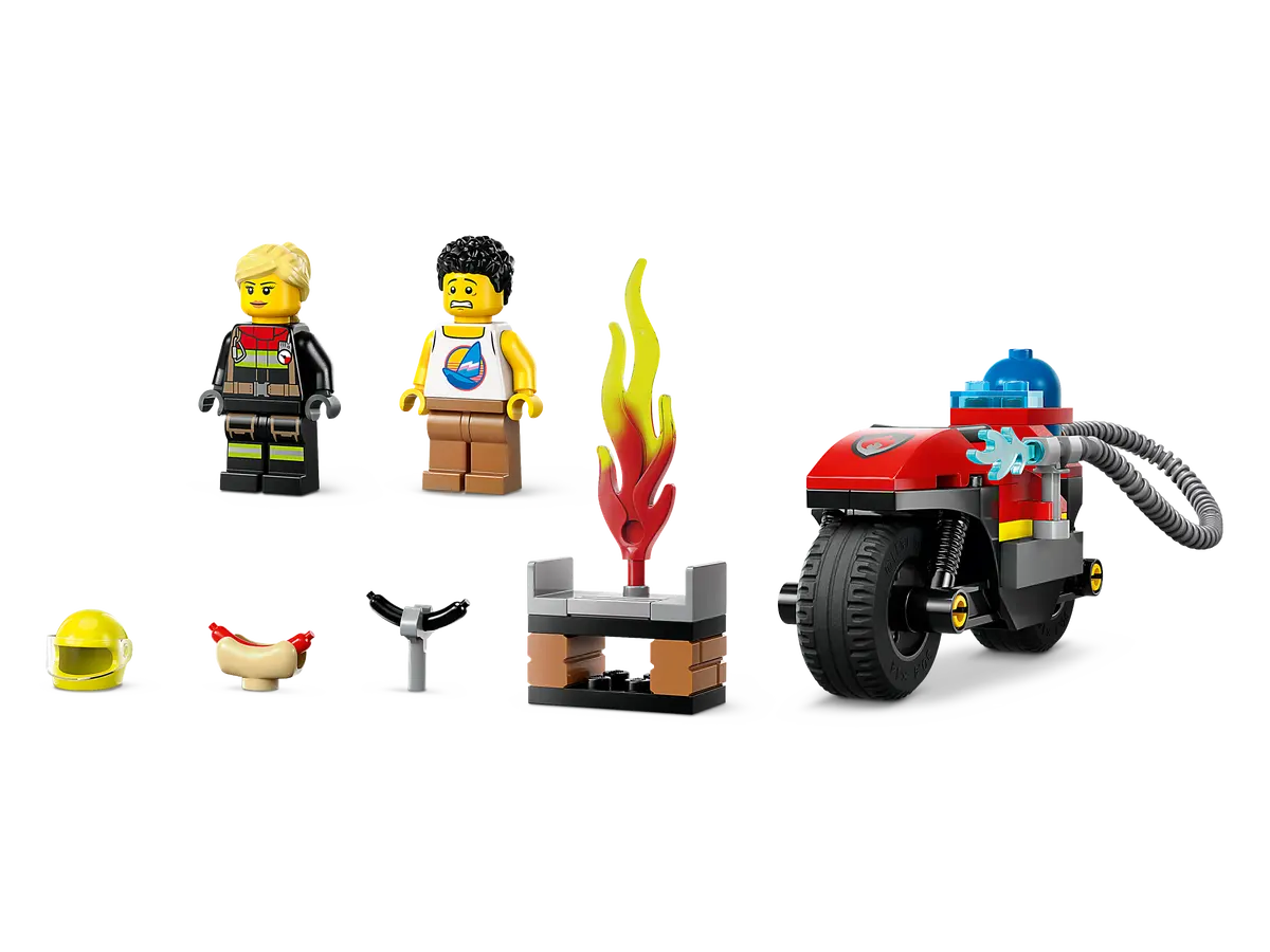 60410 LEGO City - Motocicletta dei pompieri
