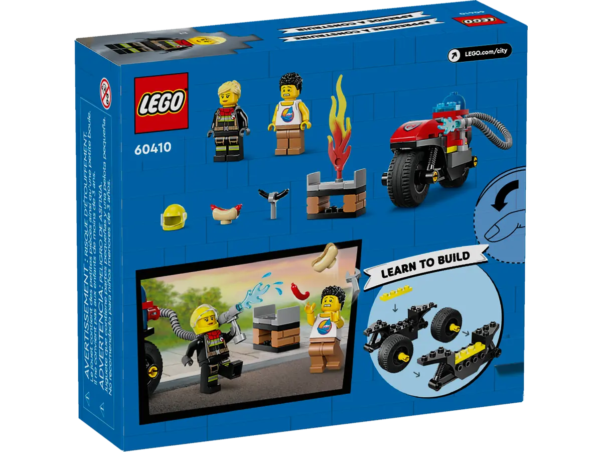 60410 LEGO City - Motocicletta dei pompieri