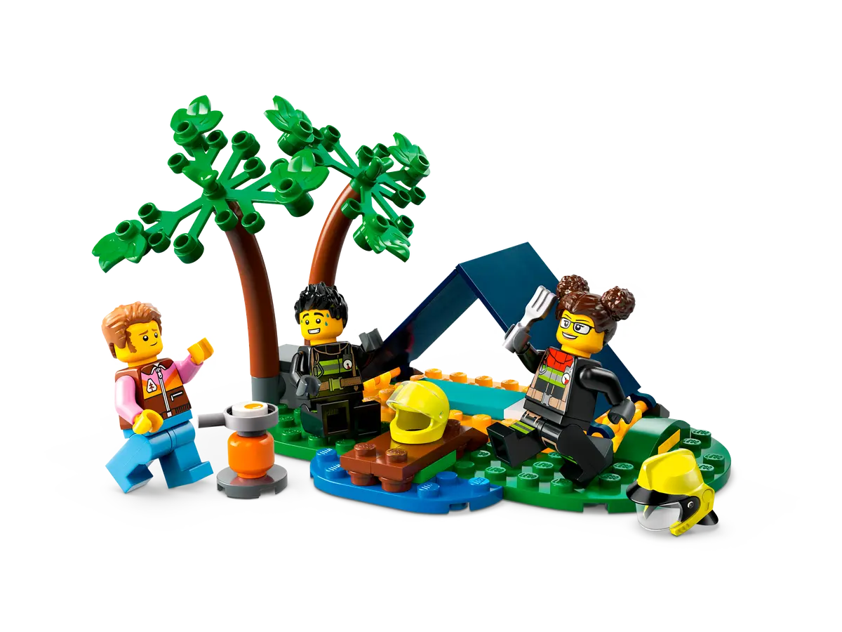 60412 LEGO City - Fuoristrada antincendio e gommone di salvataggio