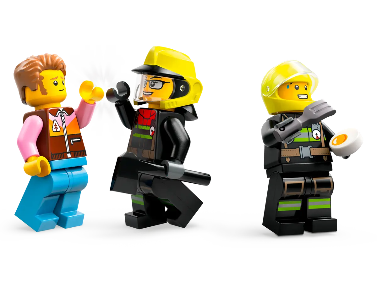 60412 LEGO City - Fuoristrada antincendio e gommone di salvataggio