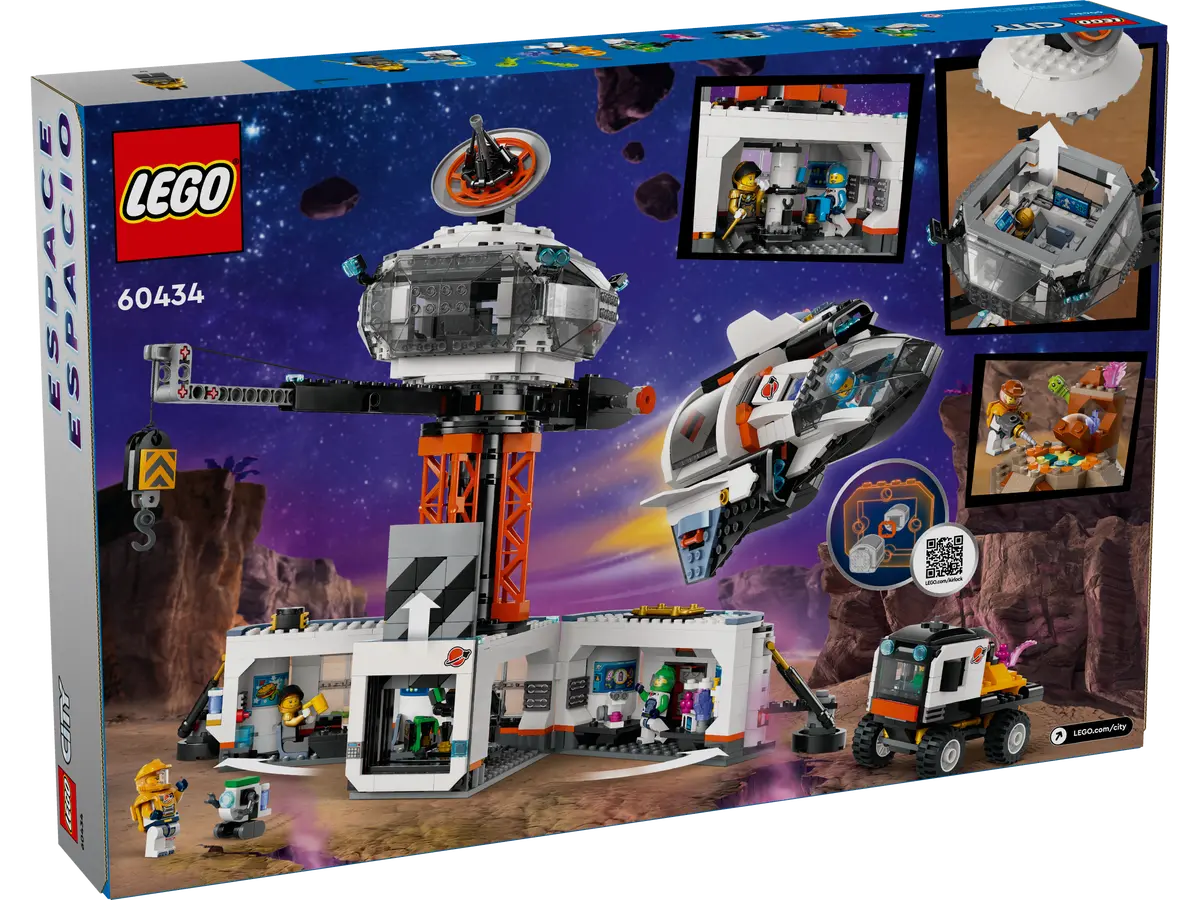 60434 LEGO City - Base spaziale e piattaforma di lancio