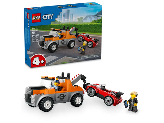 60435 LEGO City - Autogrù e officina auto sportive
