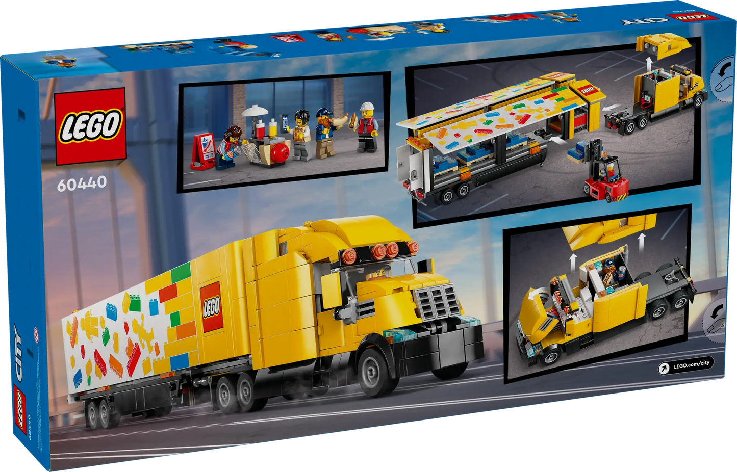 60440 ESCLUSIVA LEGO City - Camion per le consegne giallo