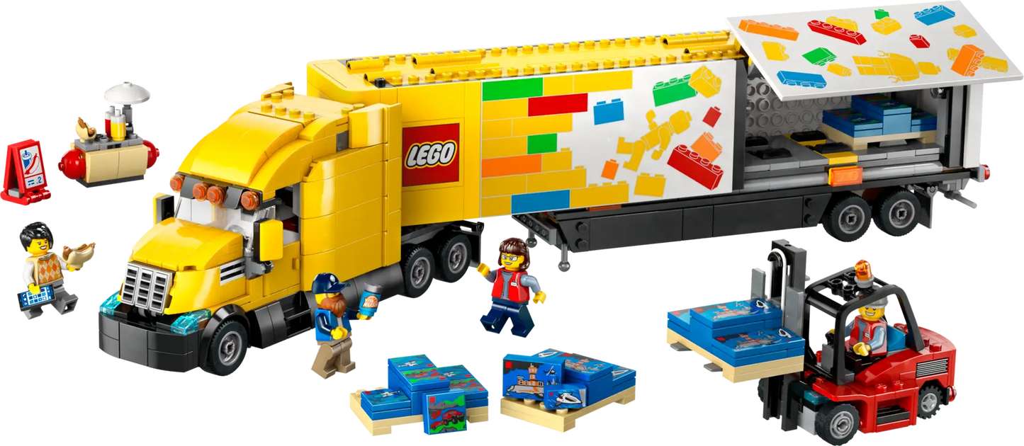 60440 ESCLUSIVA LEGO City - Camion per le consegne giallo