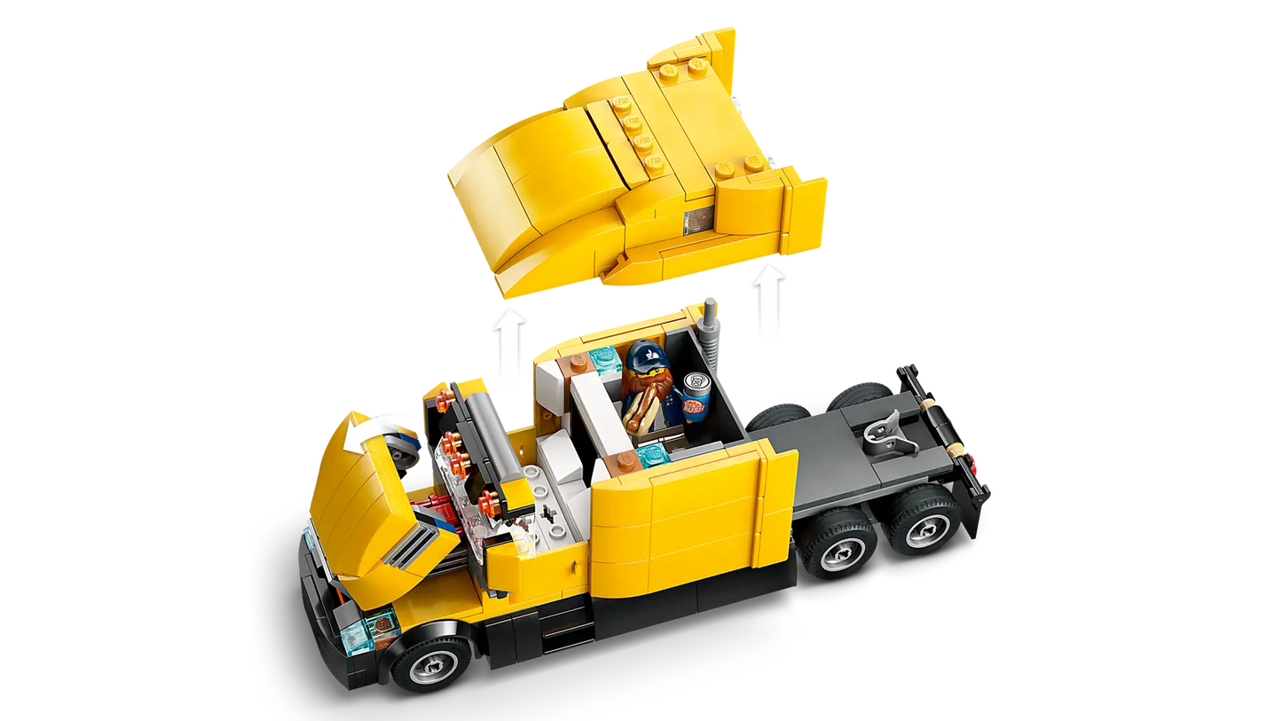 60440 ESCLUSIVA LEGO City - Camion per le consegne giallo