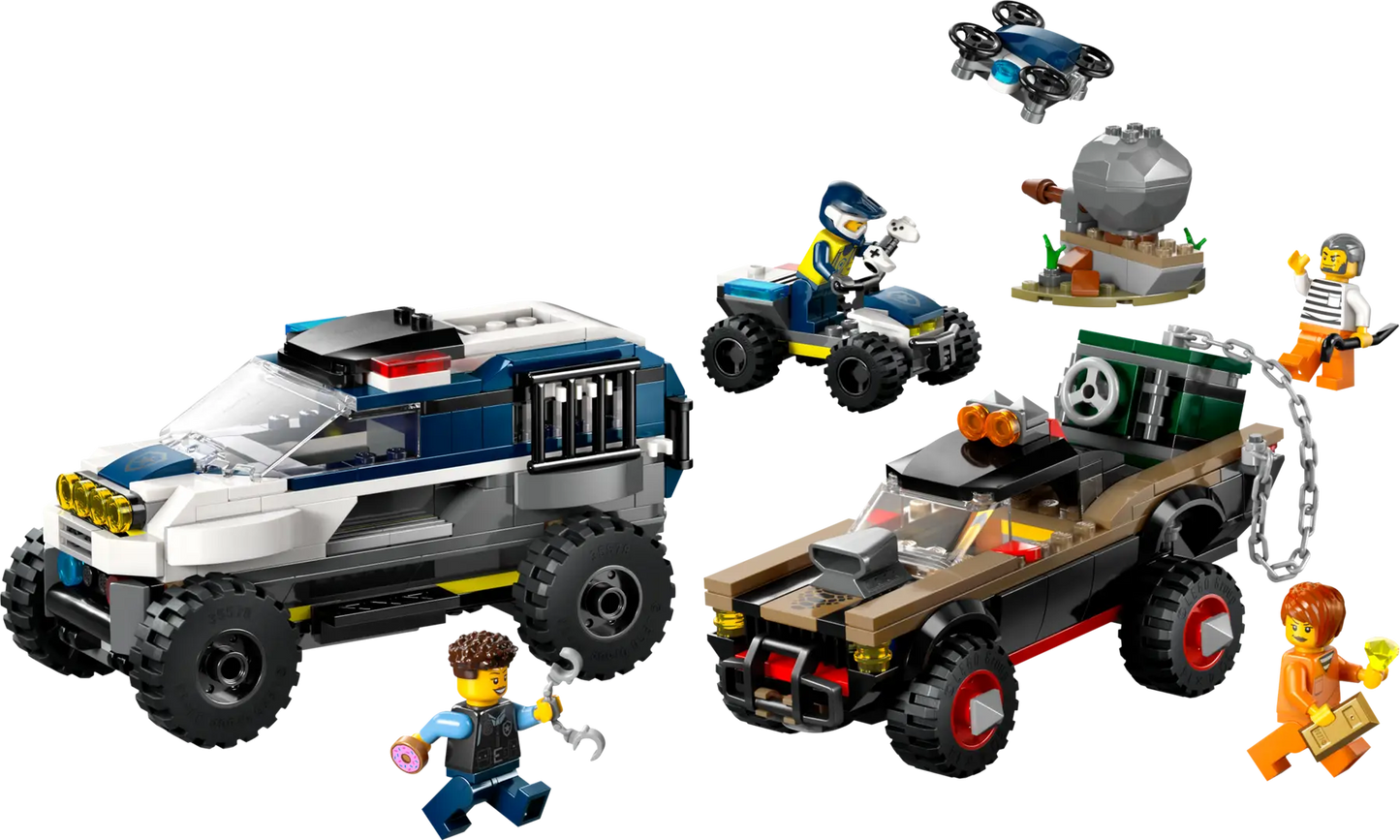 60449 ESCLUSIVA LEGO City - Inseguimento del fuoristrada della polizia