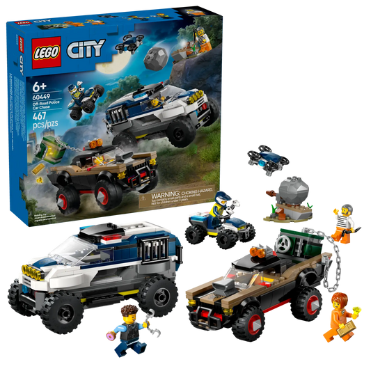 60449 ESCLUSIVA LEGO City - Inseguimento del fuoristrada della polizia