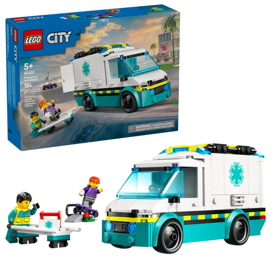 60451 LEGO City - Ambulanza di emergenza
