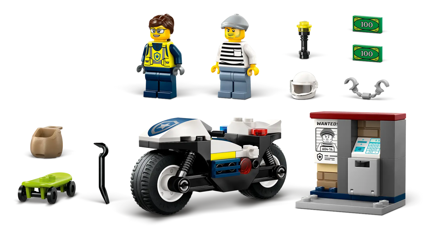 60455 LEGO City - Inseguimento della moto della Polizia