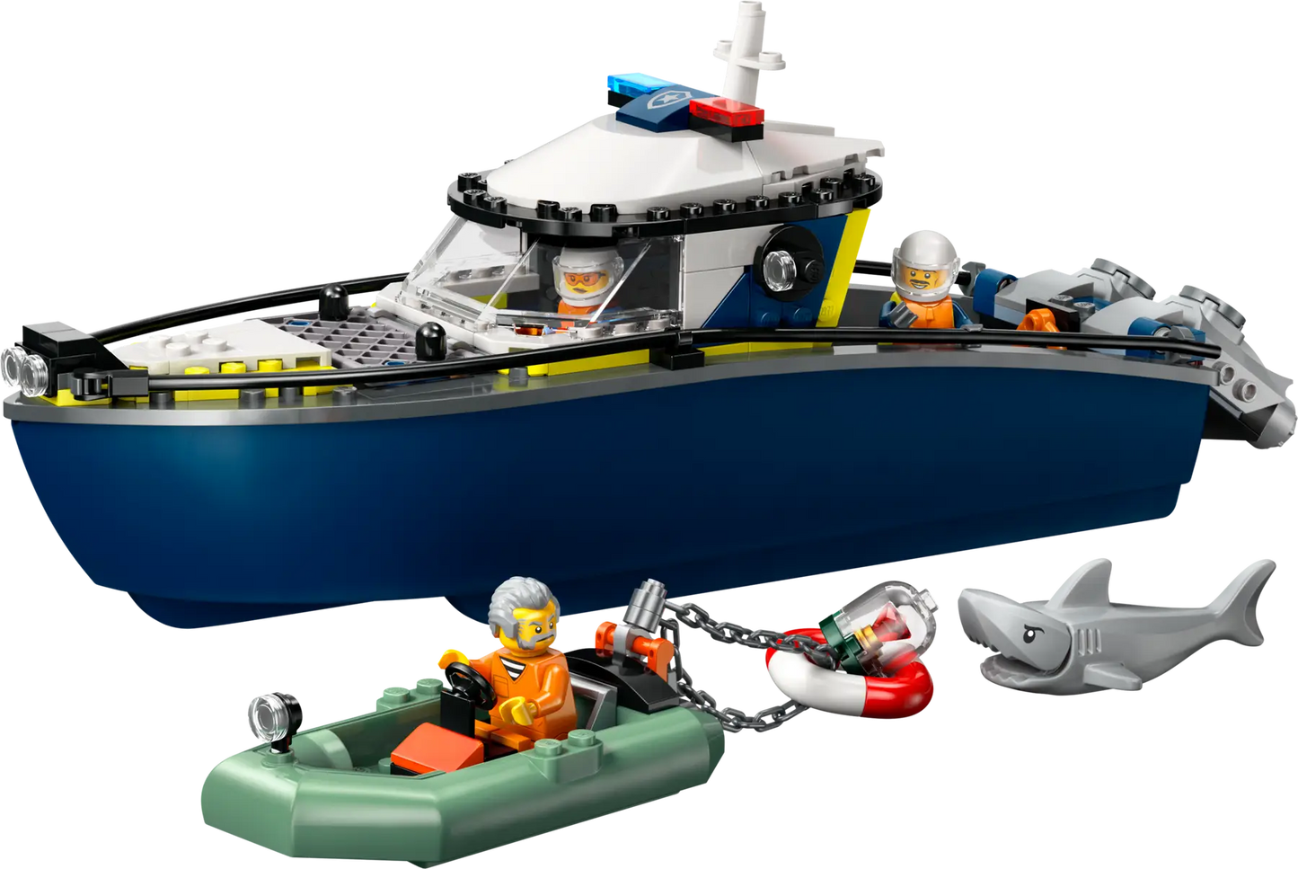 60456 LEGO City - Inseguimento del motoscafo della Polizia