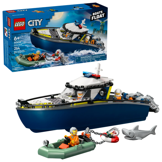 60456 LEGO City - Inseguimento del motoscafo della Polizia
