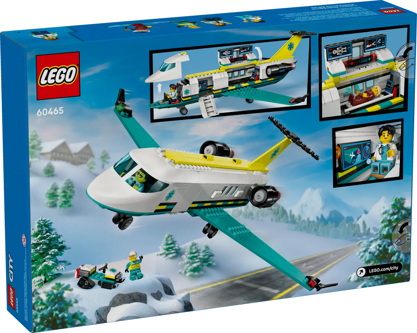 60465 LEGO City - Aereo ambulanza di emergenza