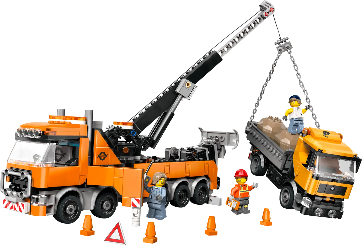 60467 ESCLUSIVA LEGO City - Carro attrezzi heavy duty con gru