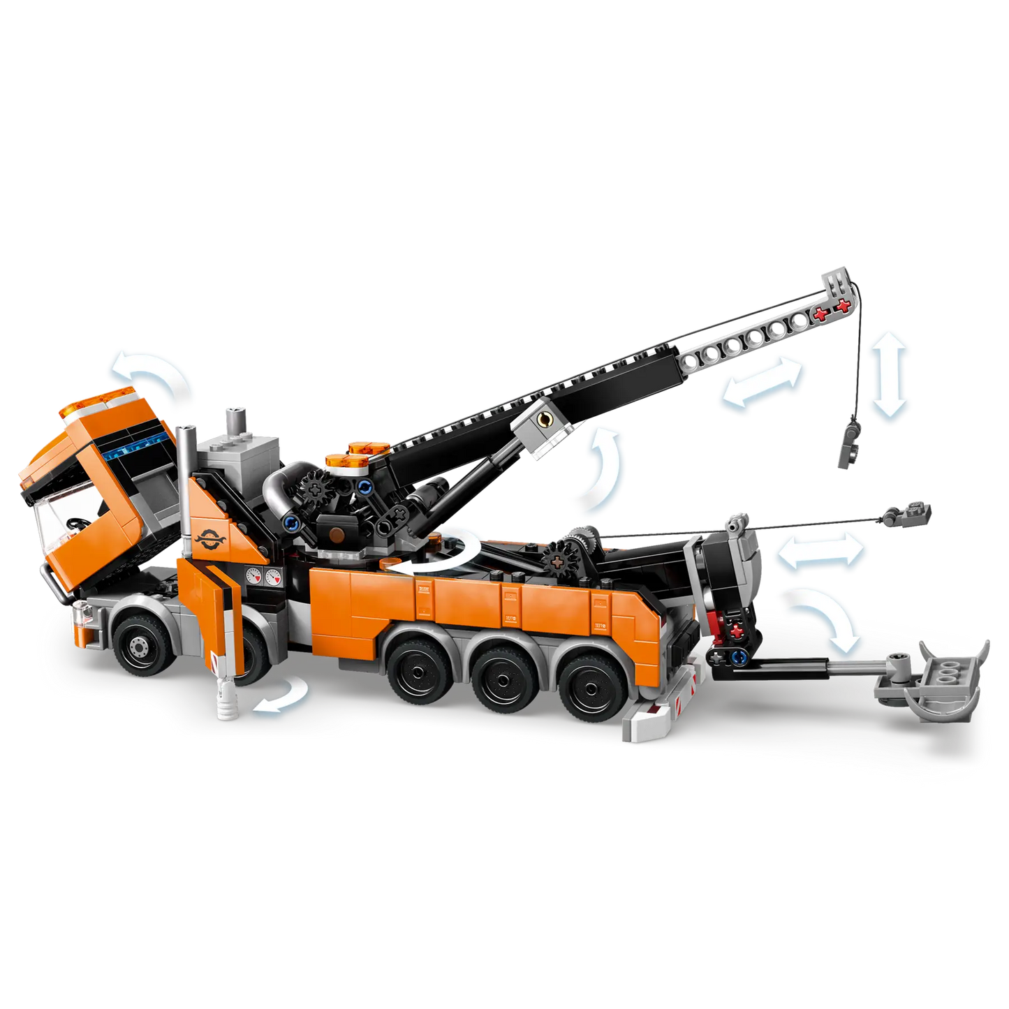 60467 ESCLUSIVA LEGO City - Carro attrezzi heavy duty con gru