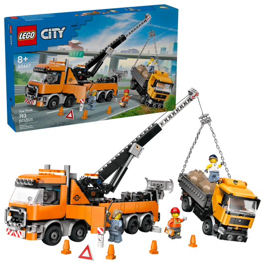 60467 ESCLUSIVA LEGO City - Carro attrezzi heavy duty con gru