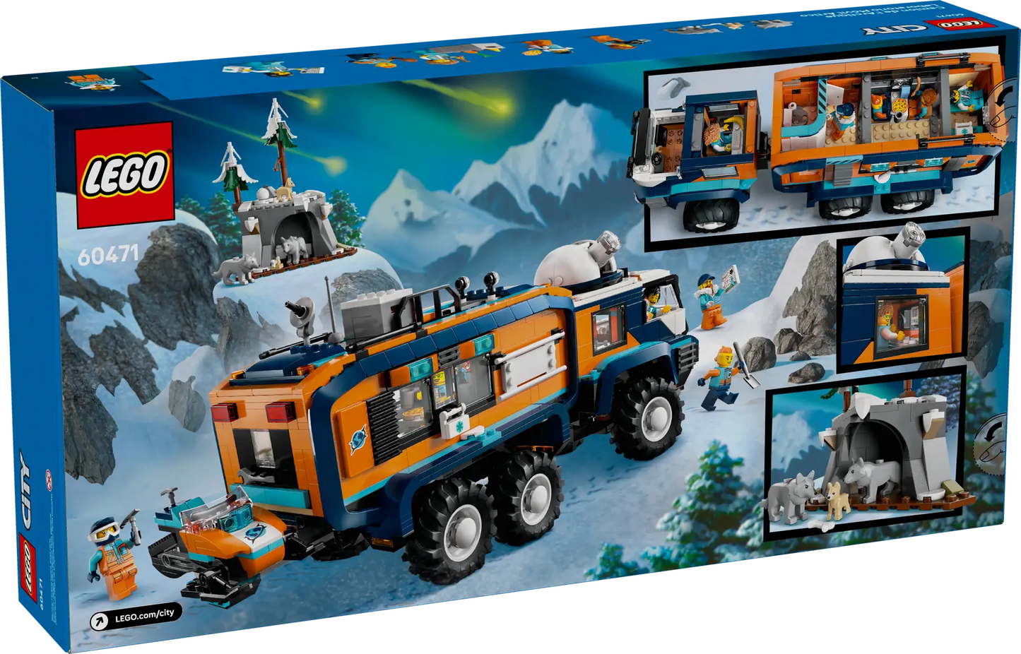 60471 LEGO City - Grande camion artico con laboratorio