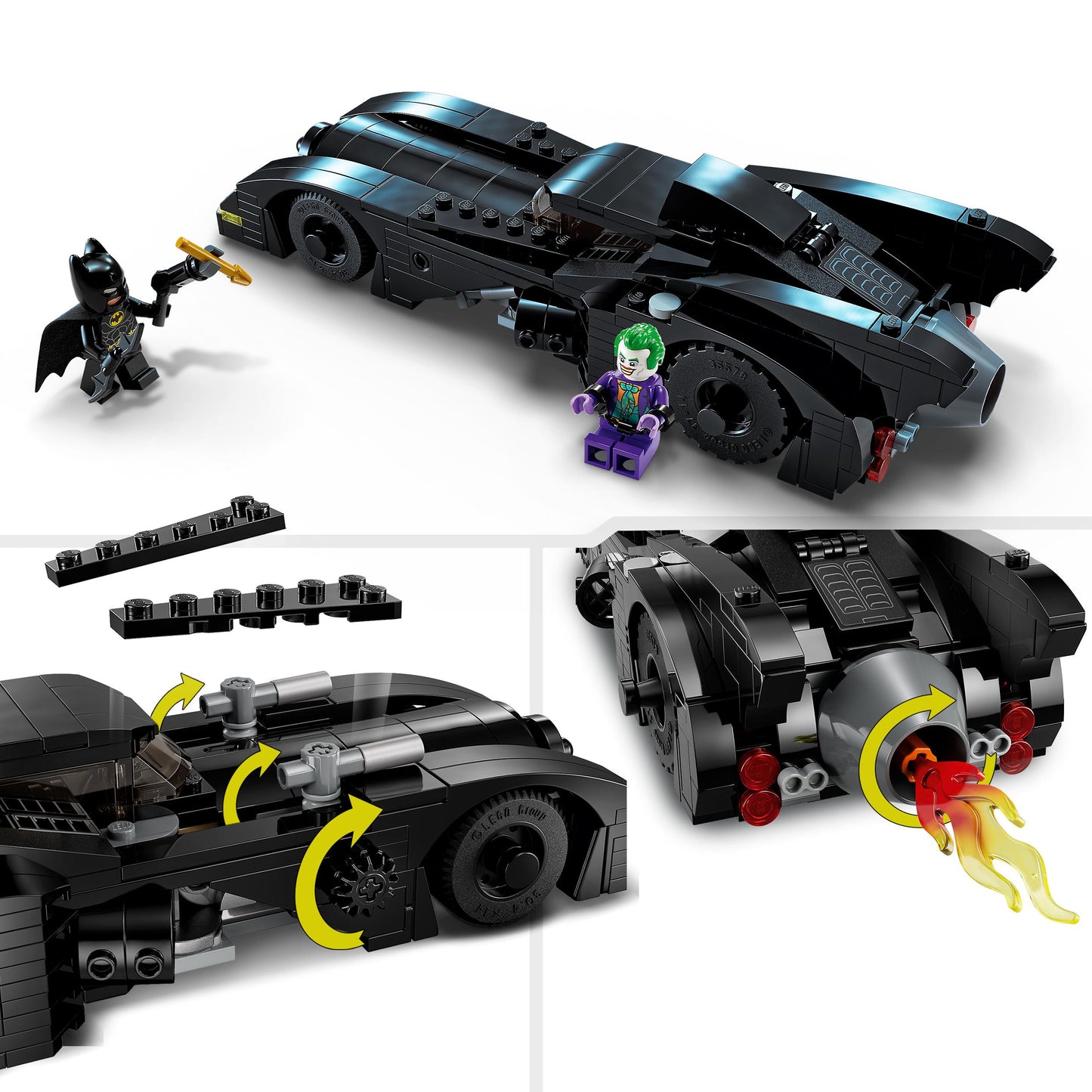 76224 LEGO DC Super Heroes - Batmobile™: inseguimento di Batman™ vs. The Joker™